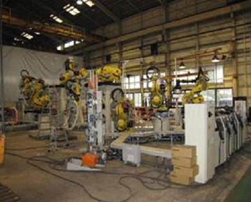 スポット溶接自動化設備