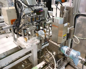 セル部品熱カシメ・超音波接合