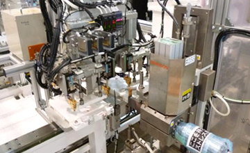 セル部品熱カシメ・超音波接合